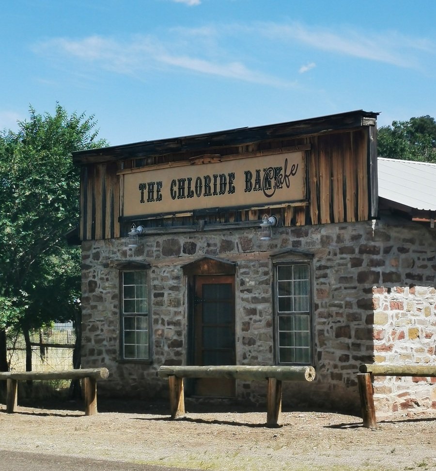 The historic bank in Chloride