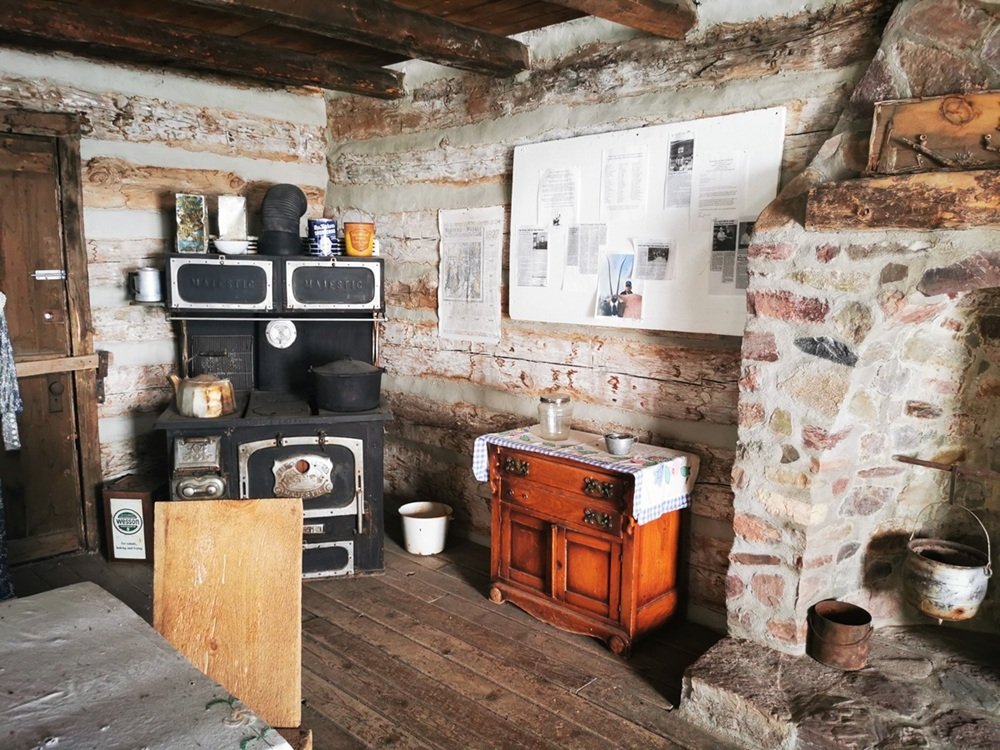 Inside an old cabin in Chloride